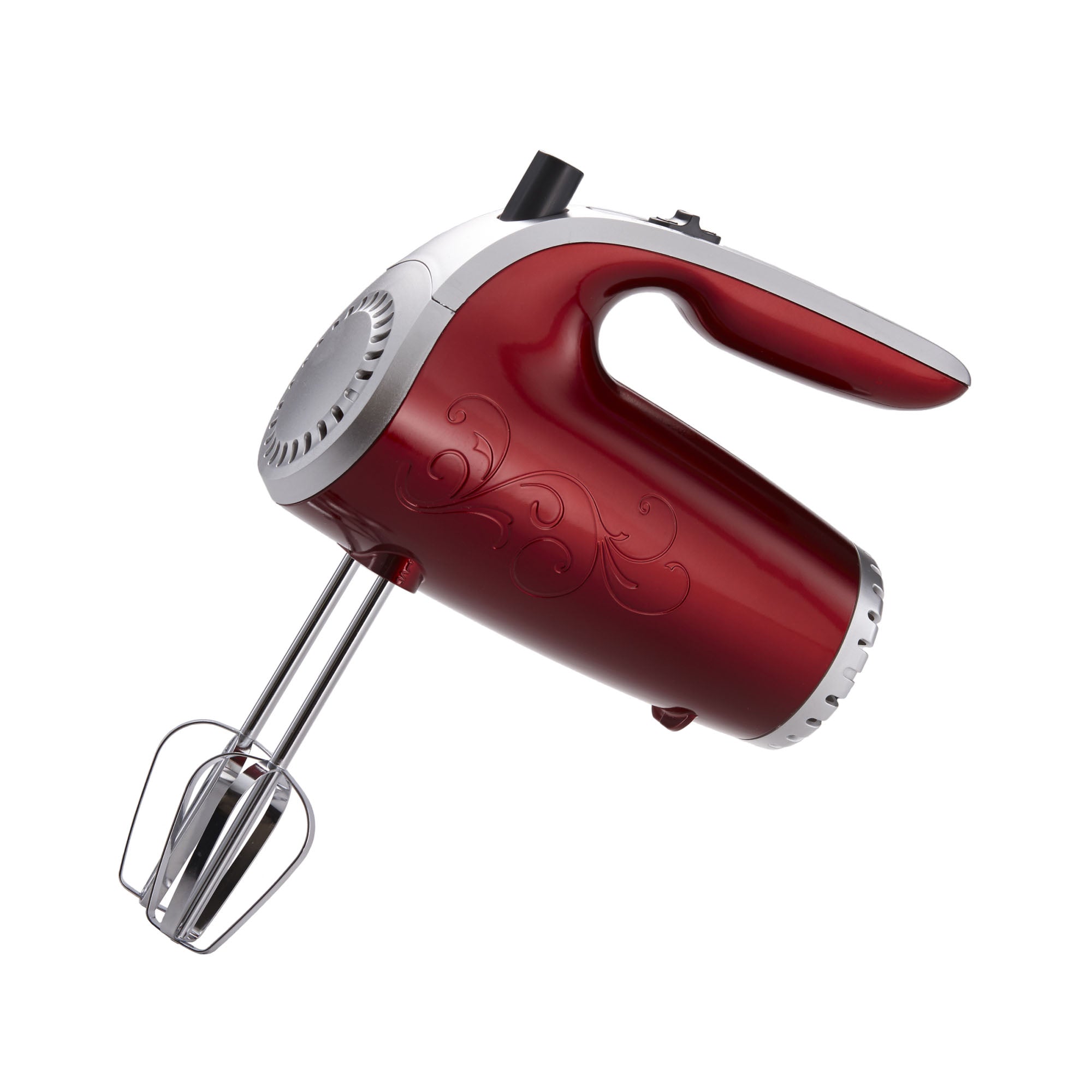 Brentwood HM-48 Lightweight 5-Speed Electric Hand Mixer, Red