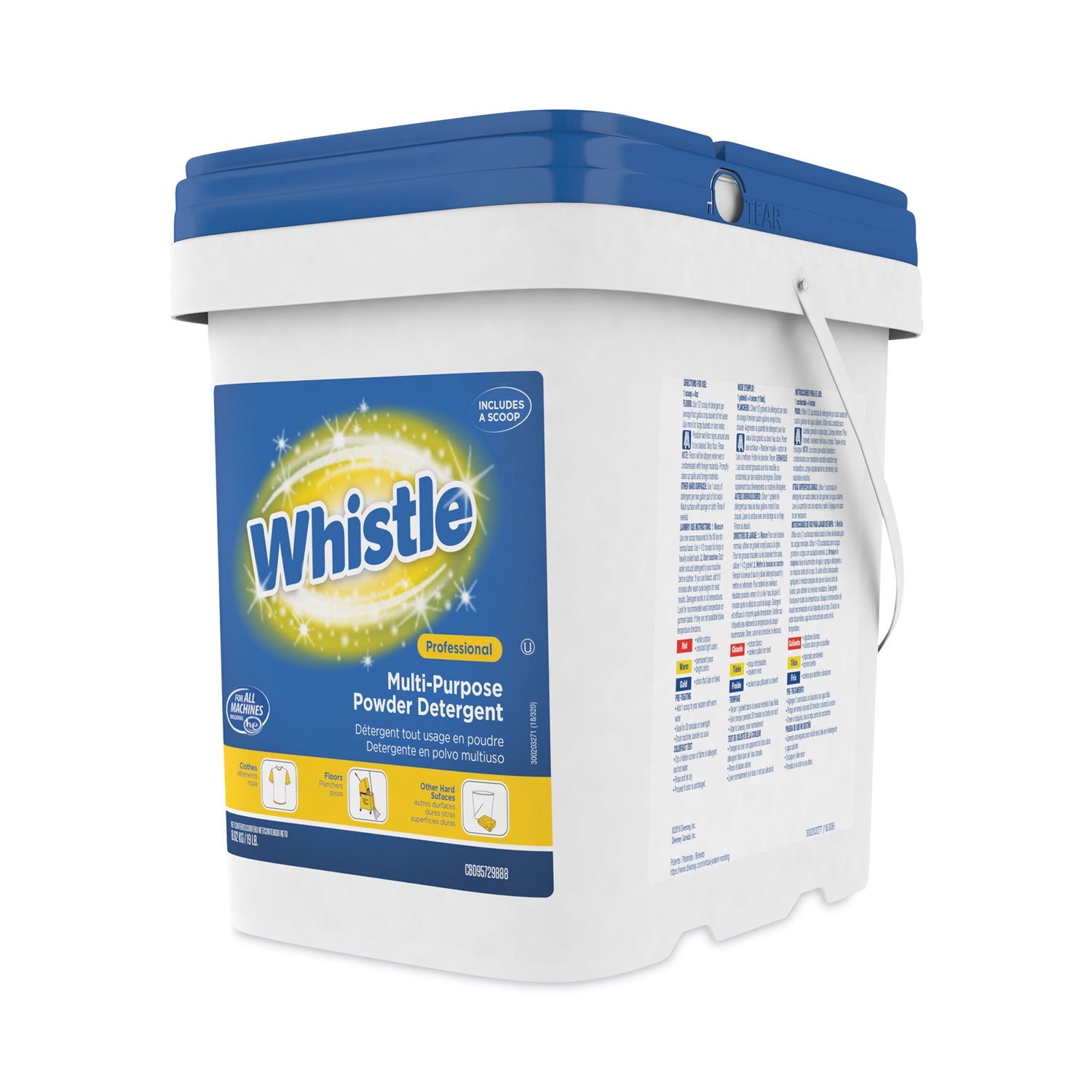 Ready-To-Use - 304 oz (19 lb) - Citrus Scent - Water Resistant, Kosher - White - 1 Each