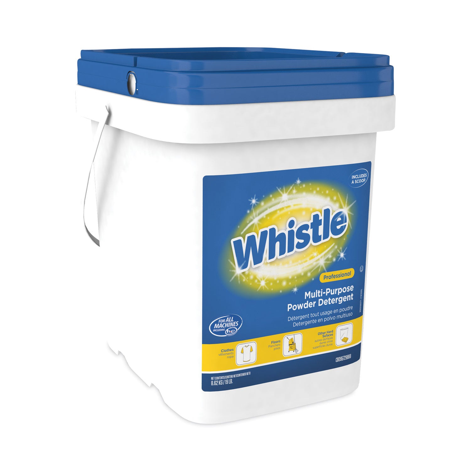 Ready-To-Use - 304 oz (19 lb) - Citrus Scent - Water Resistant, Kosher - White - 1 Each