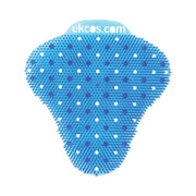 Diversey ekcoscreen Anti-splash Urinal Screen - Lasts upto 60 Days - Anti-splash, Odor Neutralizer, Anti-bacterial, Flexible, Recyclable - 12 / Carton - Blue