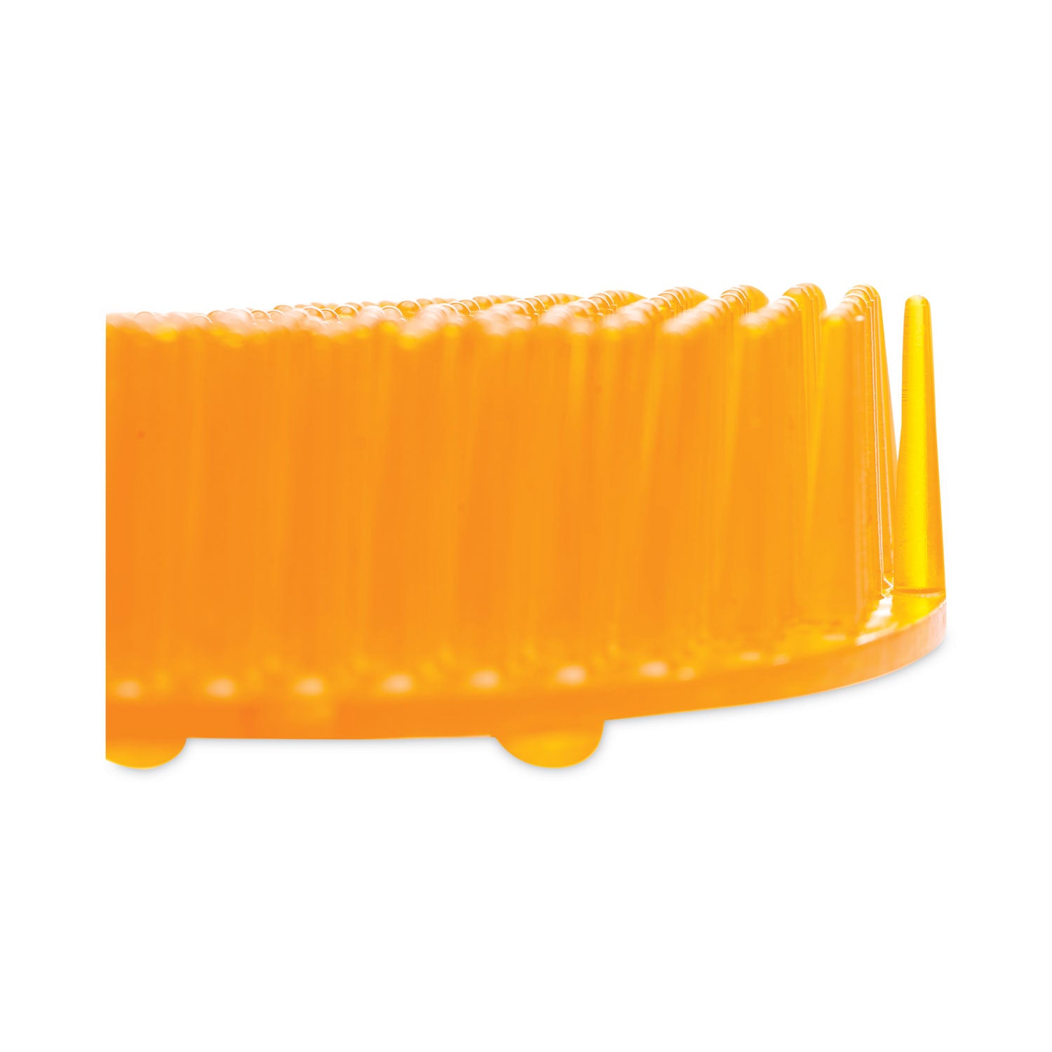 Diversey ekcoscreen Anti-splash Urinal Screen, Citrus Scent, Orange, Anti-bacterial, Odor Neutralizer, Flexible, Recyclable, Biodegradable, Lasts up to 60 Days, 12 per Carton