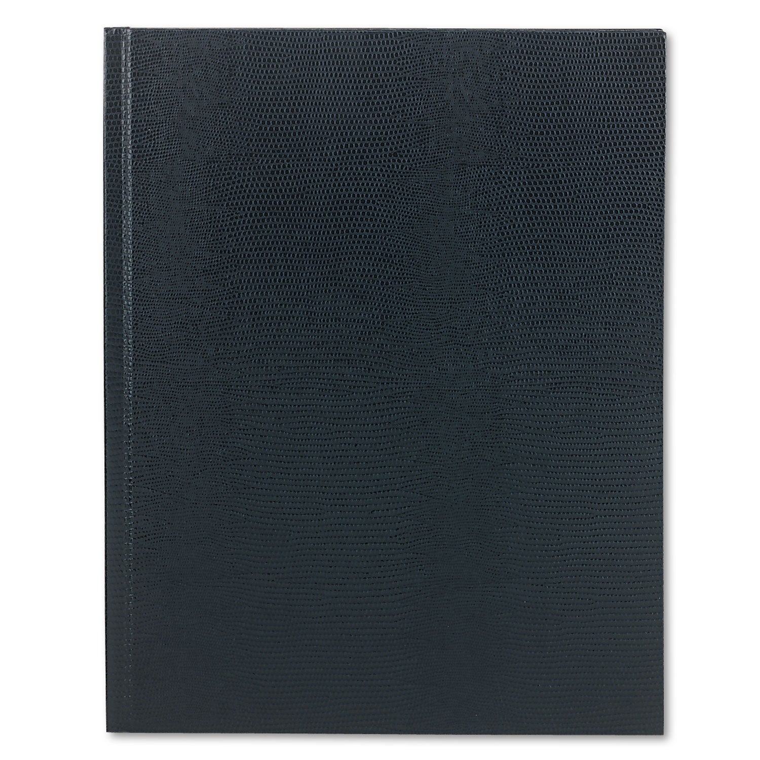 150 Sheets - Sewn - Ruled Margin - 18 lb Basis Weight - Letter - 8 1/2" x 11" Sheet Size - White Paper - Blue Textured Cover - Hard Cover - Recycled - 1 Each