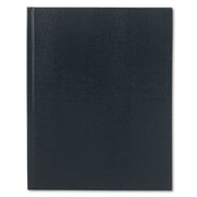 150 Sheets - Sewn - Ruled Margin - 18 lb Basis Weight - Letter - 8 1/2" x 11" Sheet Size - White Paper - Blue Textured Cover - Hard Cover - Recycled - 1 Each