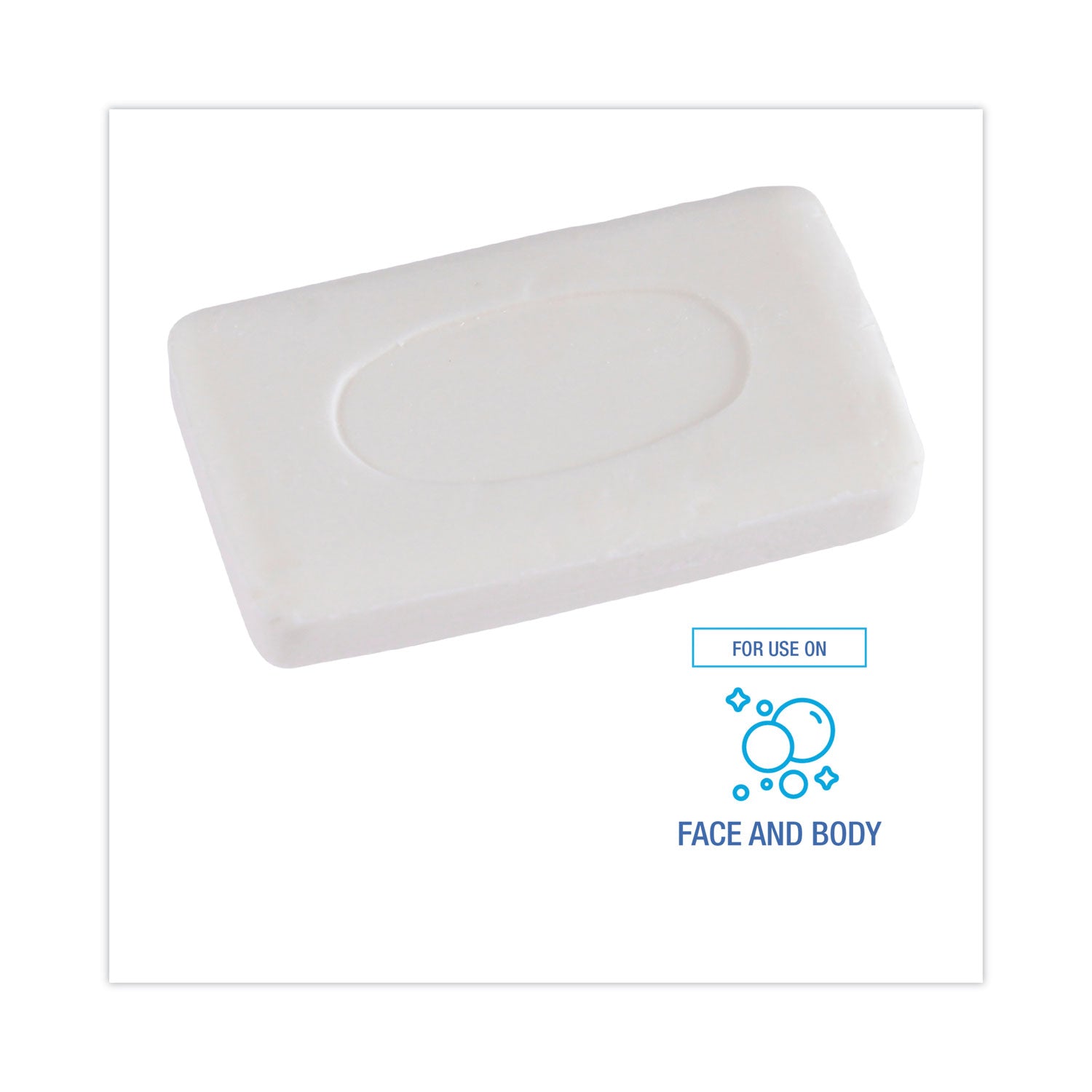 Face and Body Amenity Soap, Paper Wrapped, Floral Scent, # 3 Bar, 144/Carton