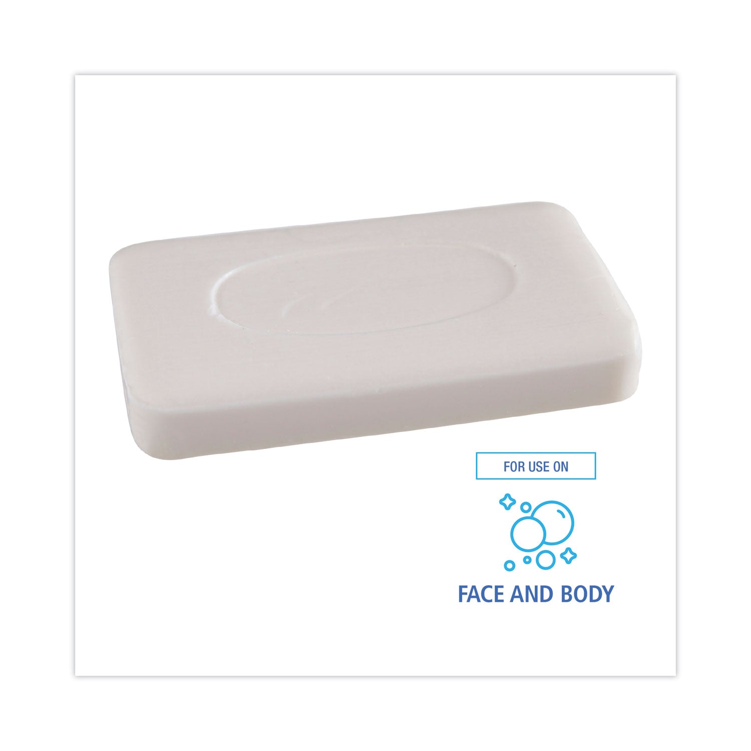 Face and Body Amenity Soap, Unwrapped, Floral Scent, # 3 Bar, 144/Carton