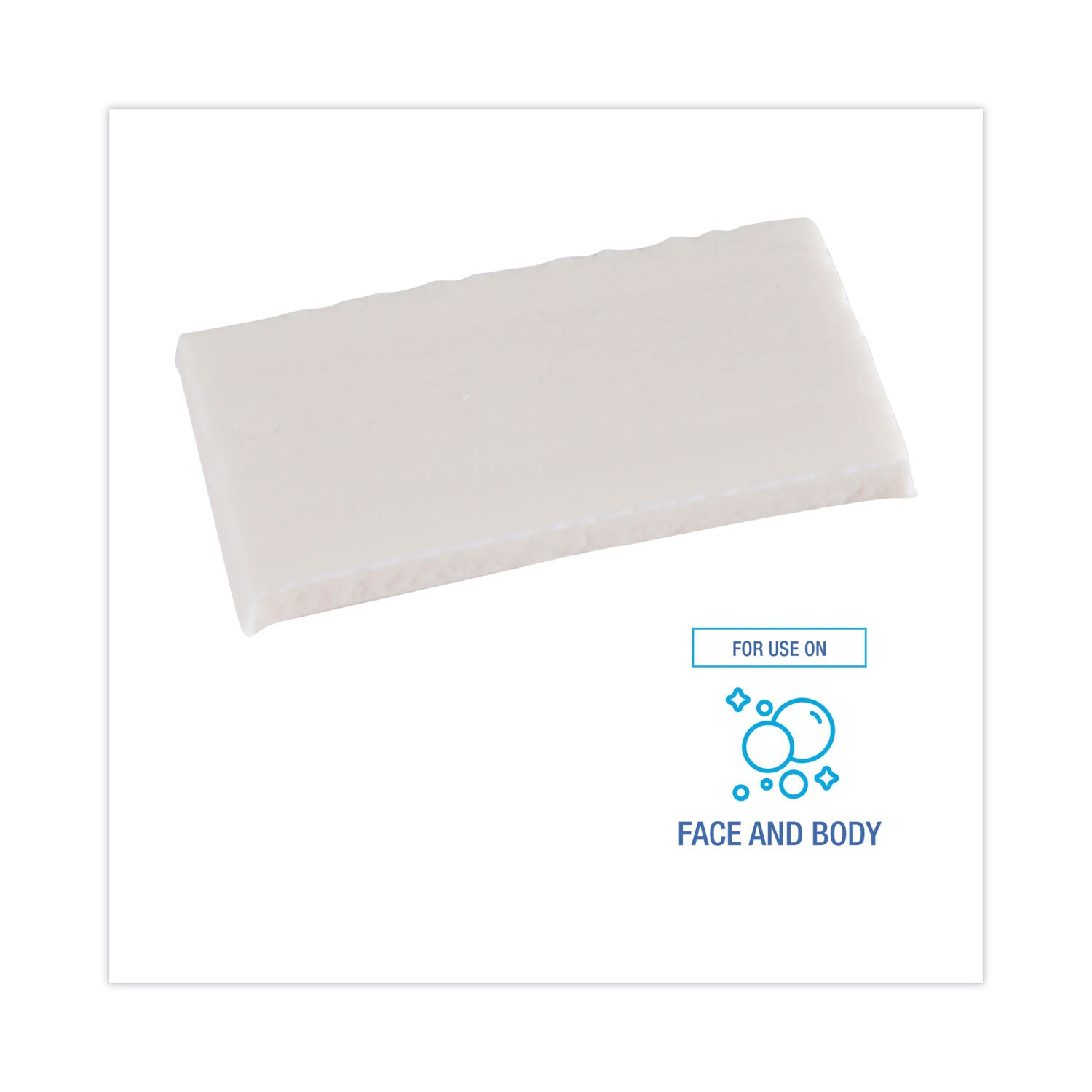 Face and Body Amenity Soap, Flow Wrapped, Floral Scent, # 1 1/2 Bar, 500/Carton