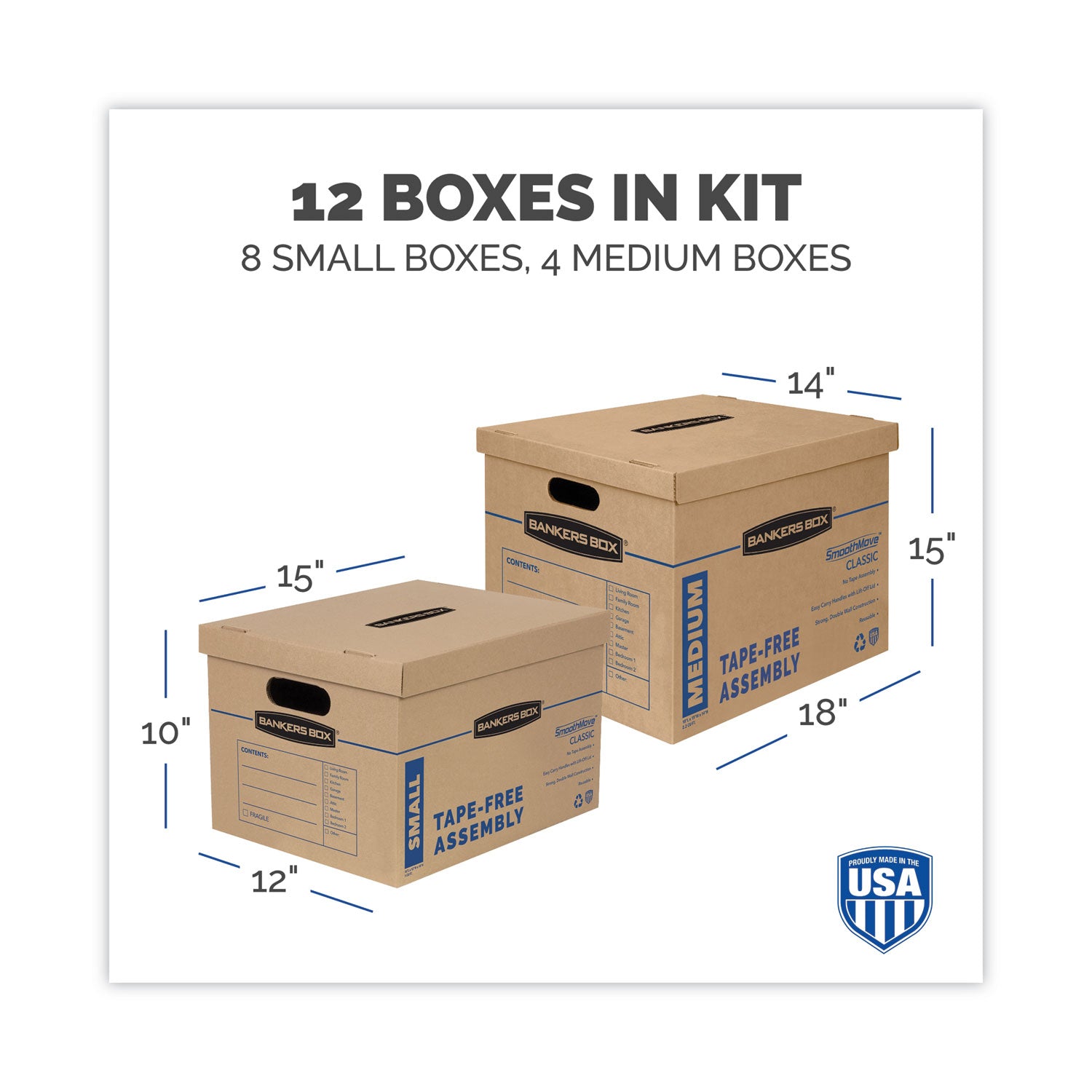 Kraft - Recycled - 12 / Carton