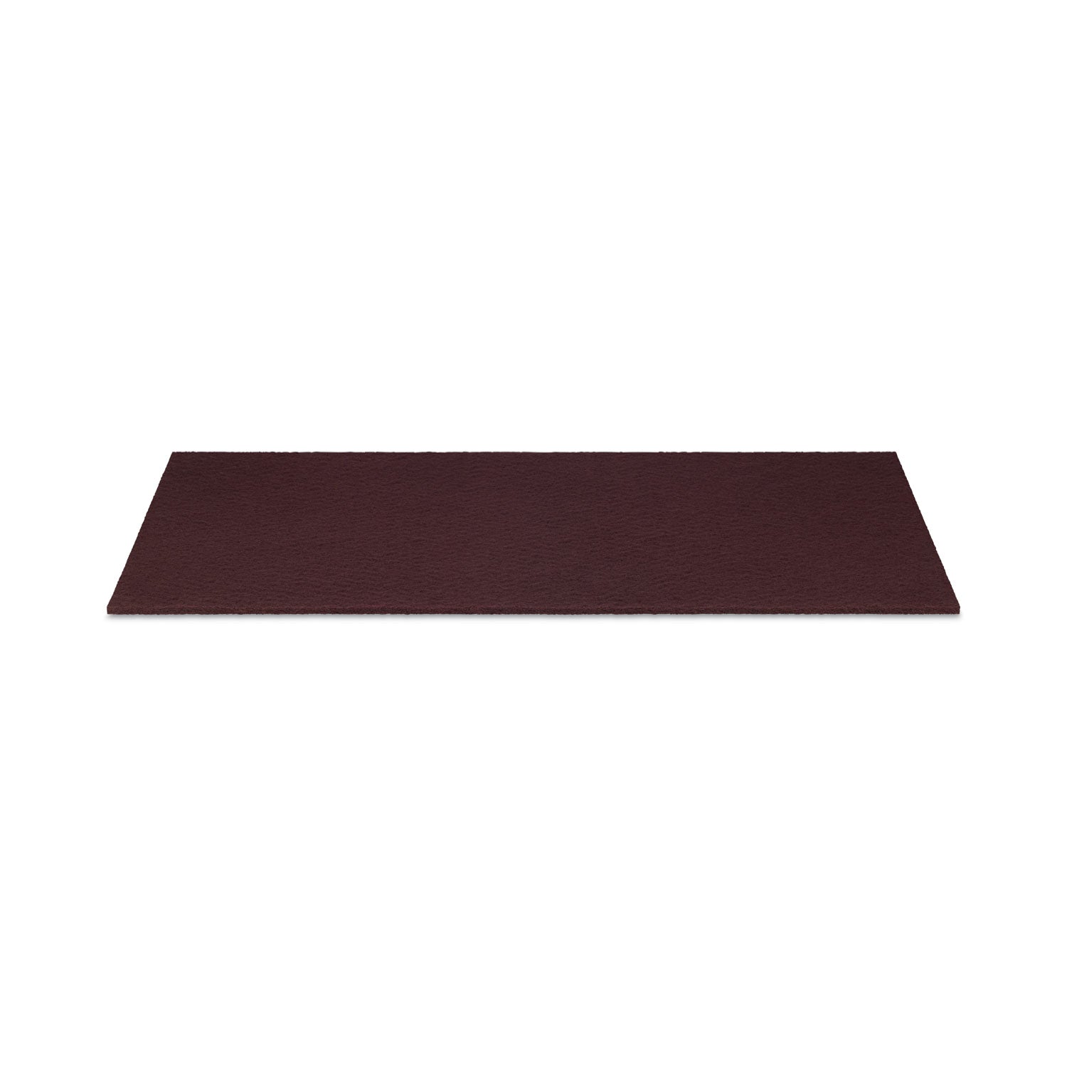 Deep Scrub Pads, 28 x 14, Maroon, 10/Carton