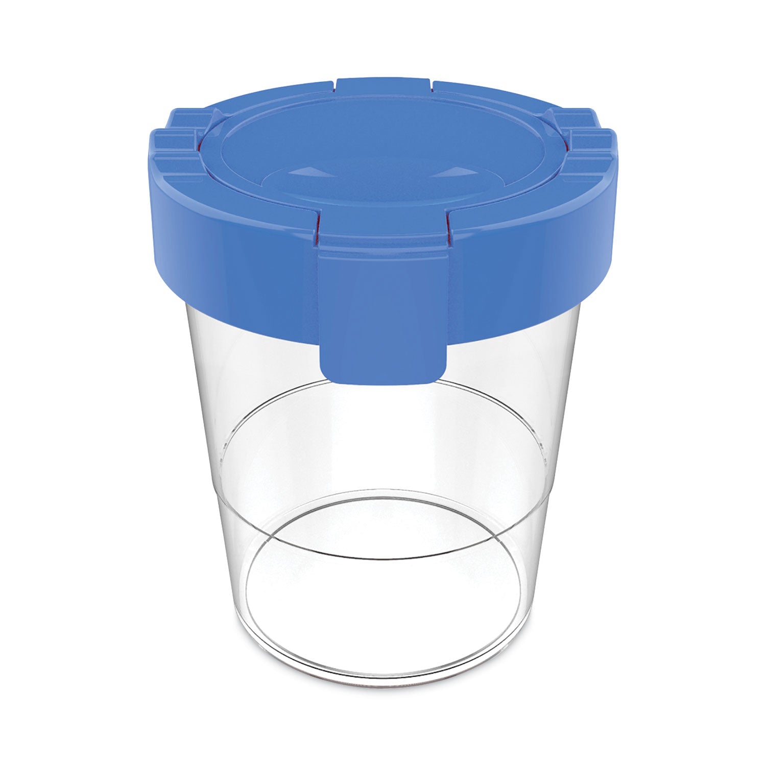 Deflecto Antimicrobial Kids No Spill Paint Cup Blue