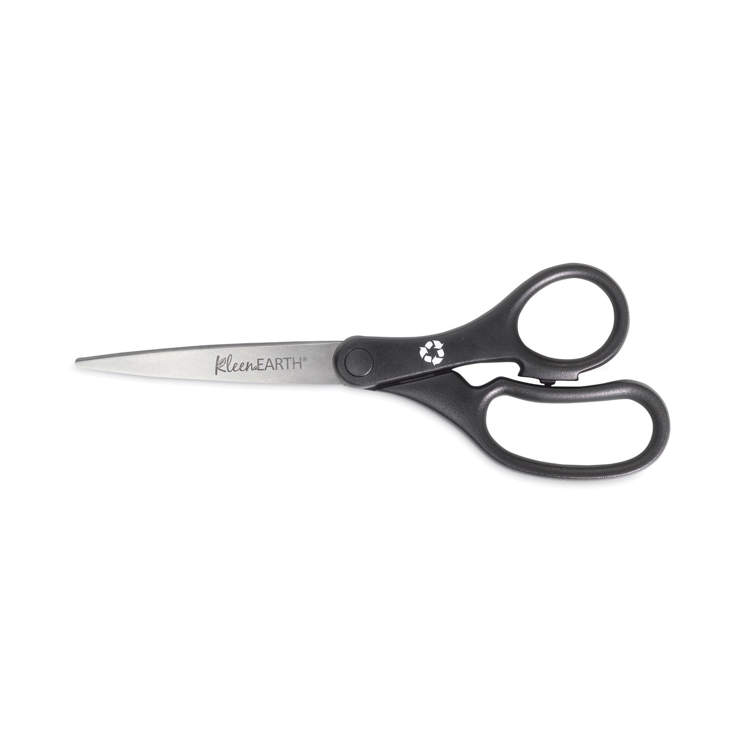 KleenEarth® Basic 8" Scissors, Straight, Black