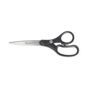 KleenEarth® Basic 8" Scissors, Straight, Black