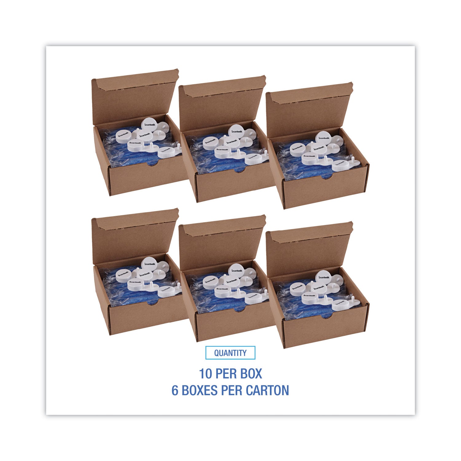 Curve Solid Air Freshener, Cotton Blossom, Blue, 10/Box, 6 Boxes/Carton