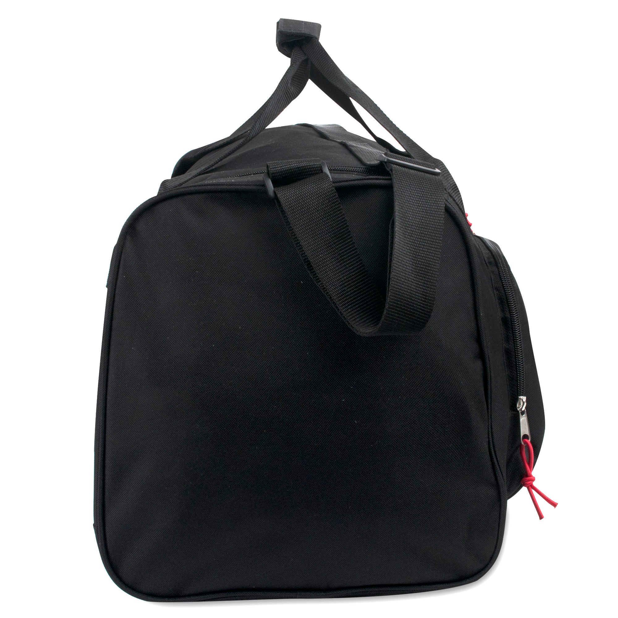 24 Inch Wide-Pocket Duffle Bags - Black - 24 in the Pack