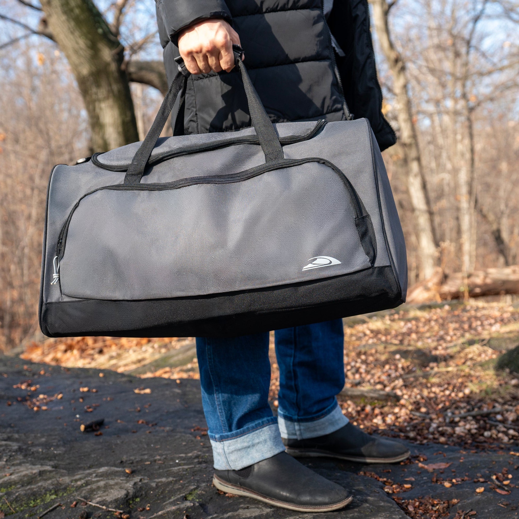 24 Inch Wide-Pocket Duffle Bags - Assorted - 24 in the Pack