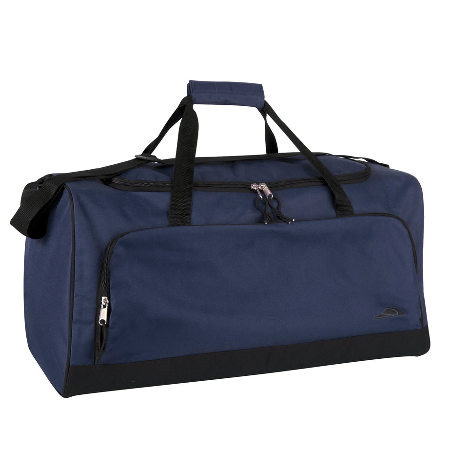 24 Inch Wide-Pocket Duffle Bags - Navy - 24 in the Pack