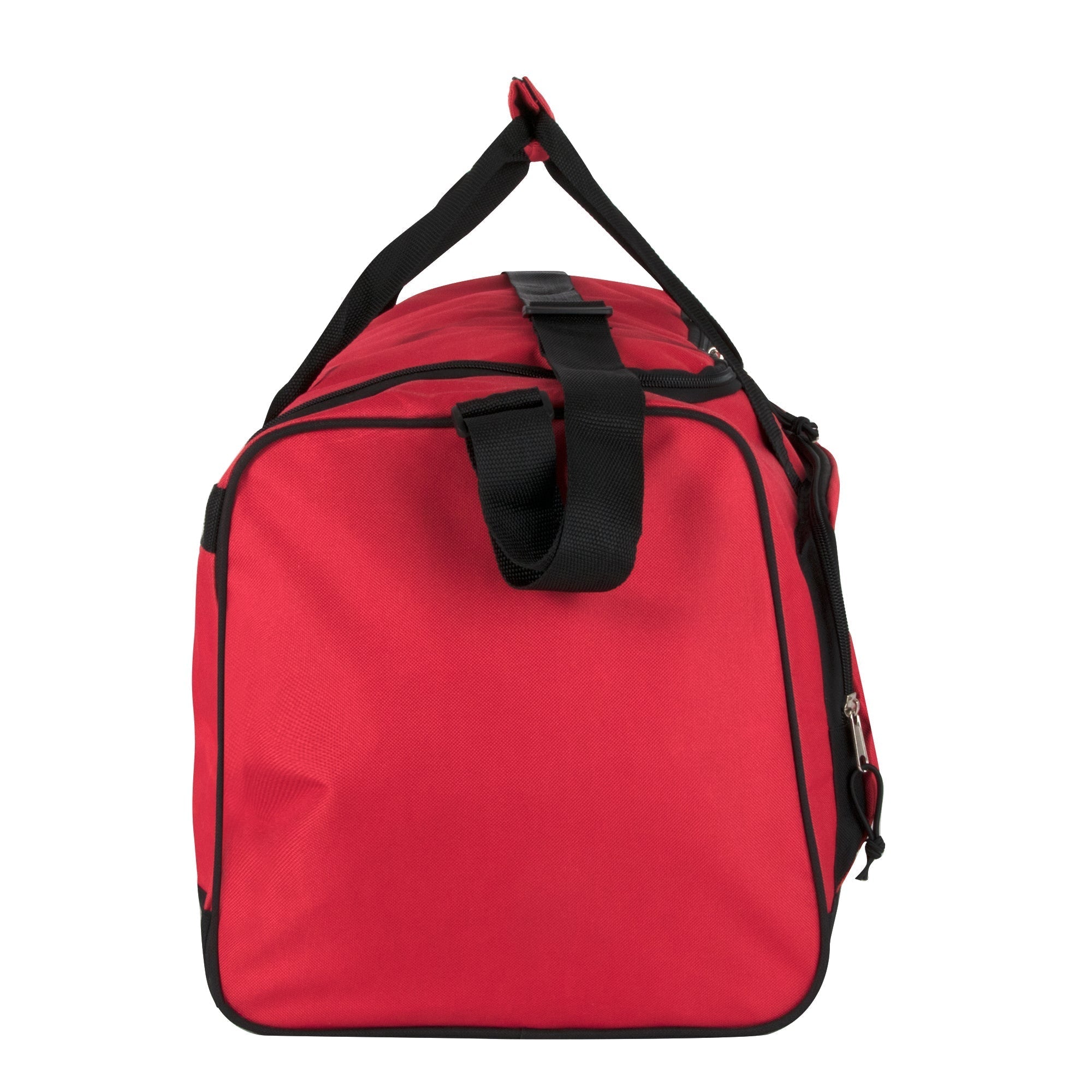 24 Inch Wide-Pocket Duffle Bags - Red - 24 in the Pack