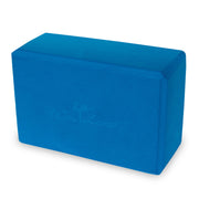 FOAM YOGA BLOCKS 3-inch Block - Blue (3"H x 6"W x 9"L)