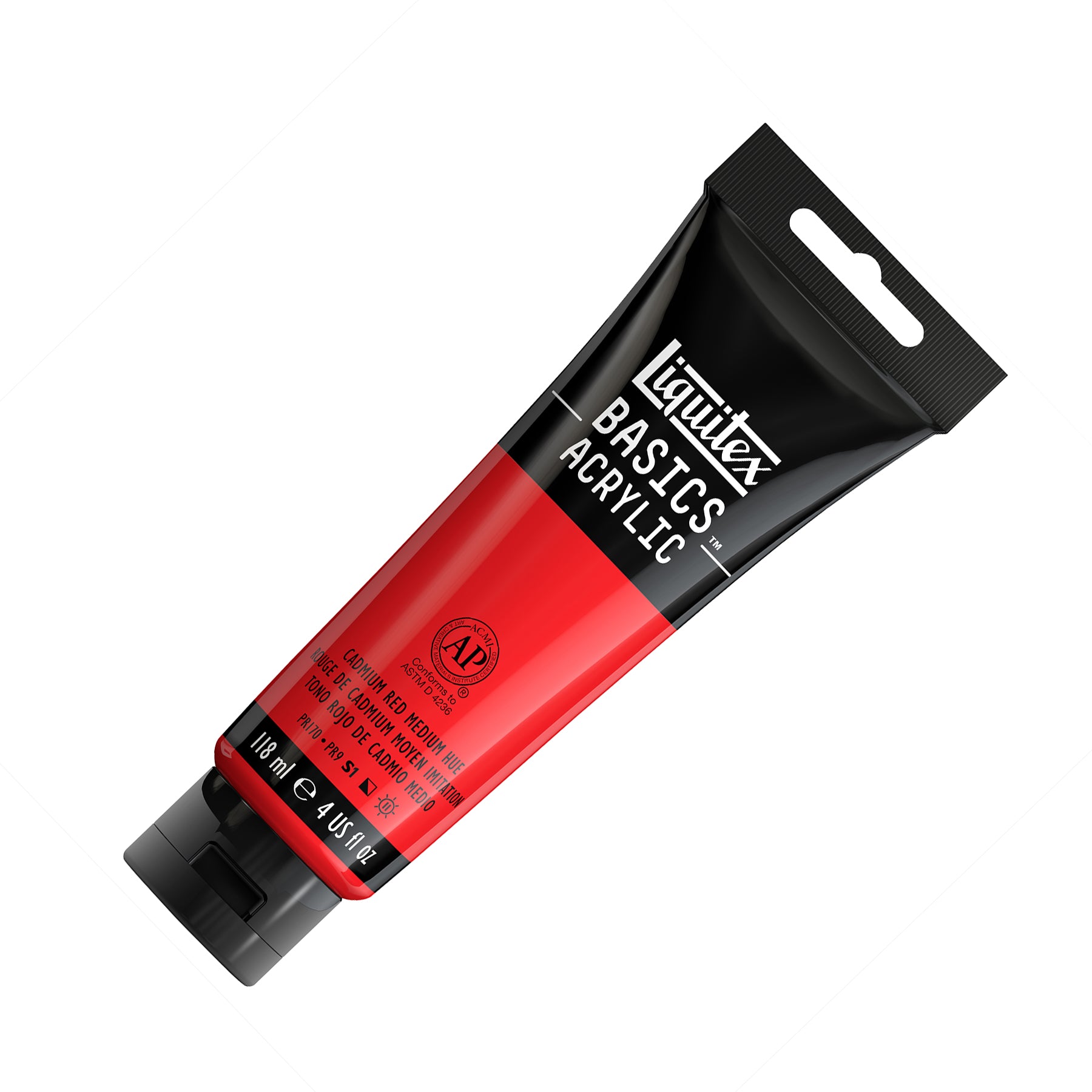 LQ BASICS 118ml tube - Cadmium Red Medium Hue