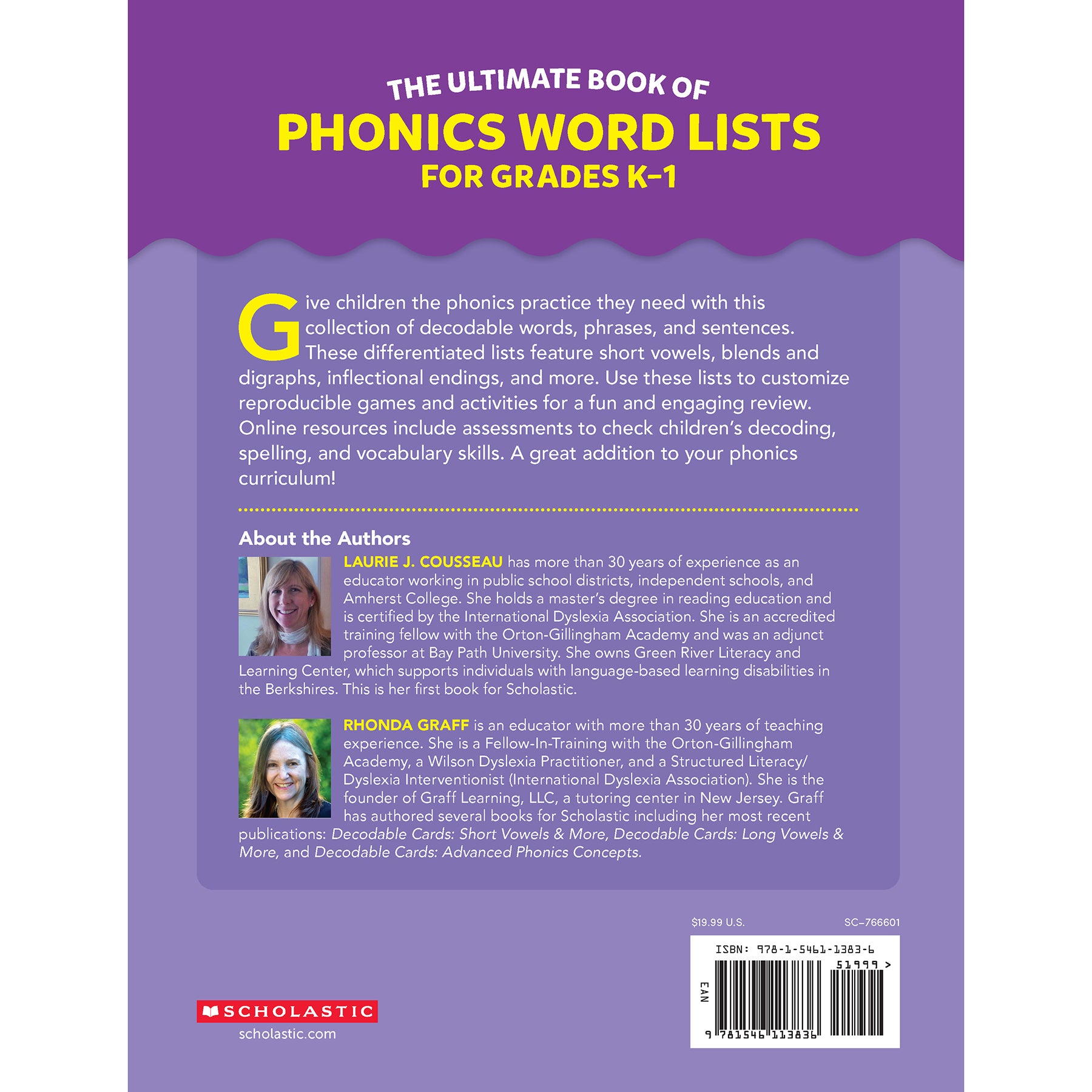 The Ultimate Book of Phonics Word Lists: Grades K-1