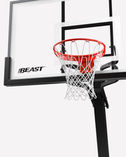 Spalding Basketball Ring, In-Ground Systems, THE BEAST®  72, 72" Acrylic, Alum Trim, 2 piece 5" Pole, Screw Jack