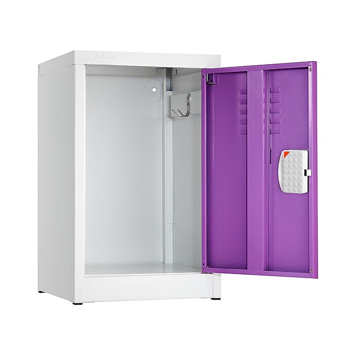 24" H x 15" W Steel Single Tier Storage Locker with Digital Lock, Purple
