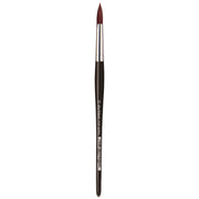 TOP-ACRYL Red-Brown Brush, Synthetic, Acrylic & Oil, Round, Series 7785K, Size 12