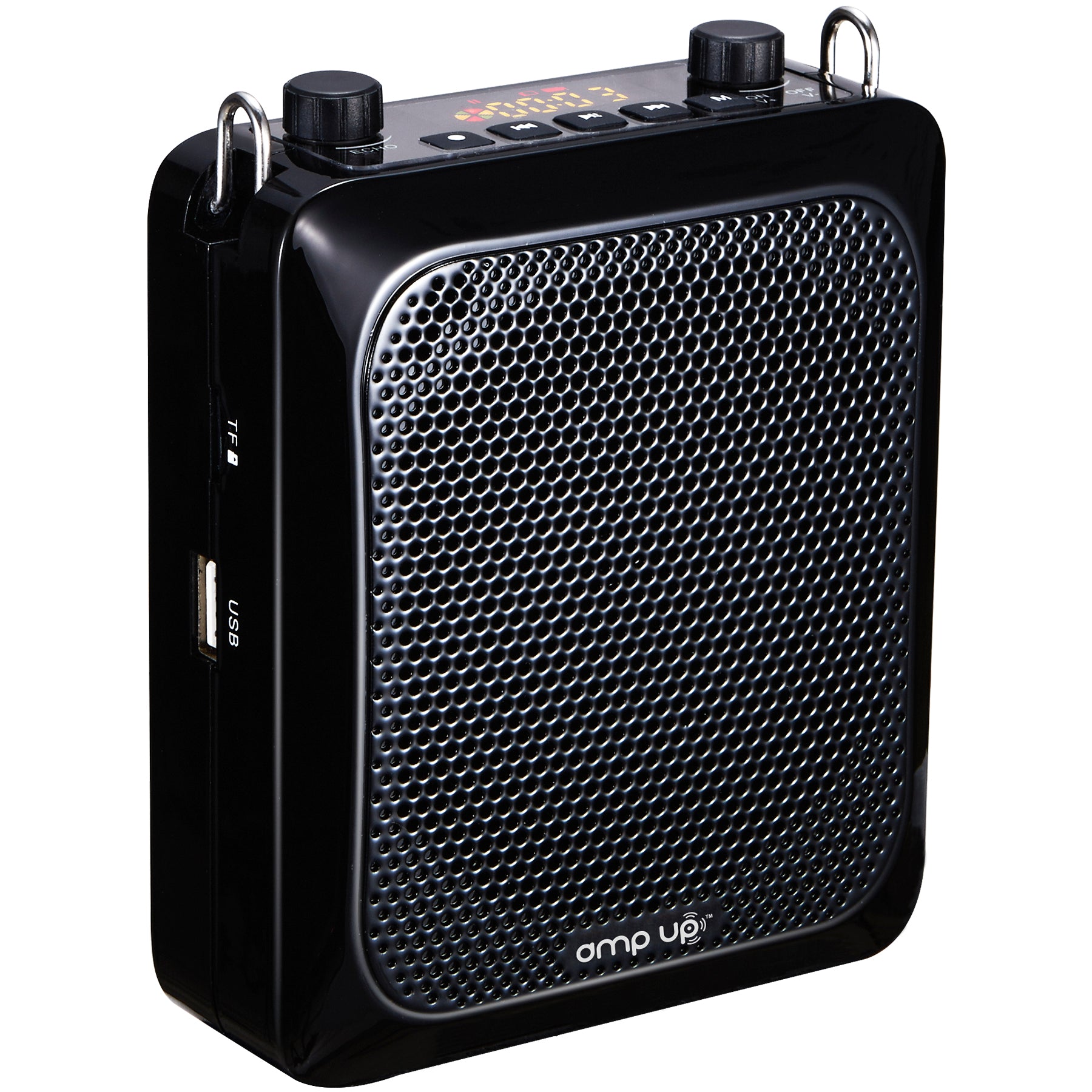 Amp-Up™ Personal UHF Voice Amplifier with Wireless Microphone – up to 40 Channels without Interference!