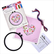 PEACEFUL FLORAL EMBROIDERY KIT