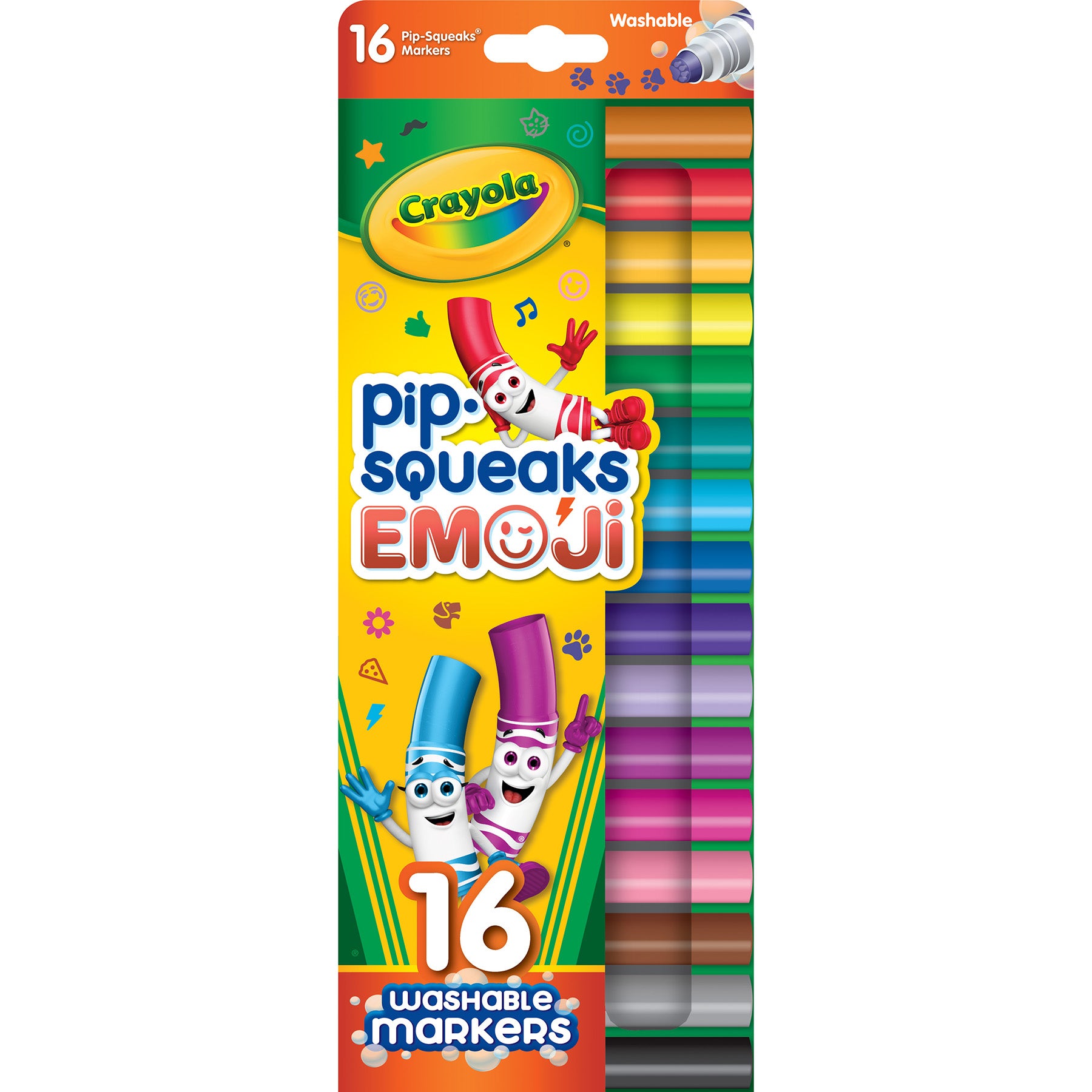 Pip Squeaks Stamper Markers, 16 Count