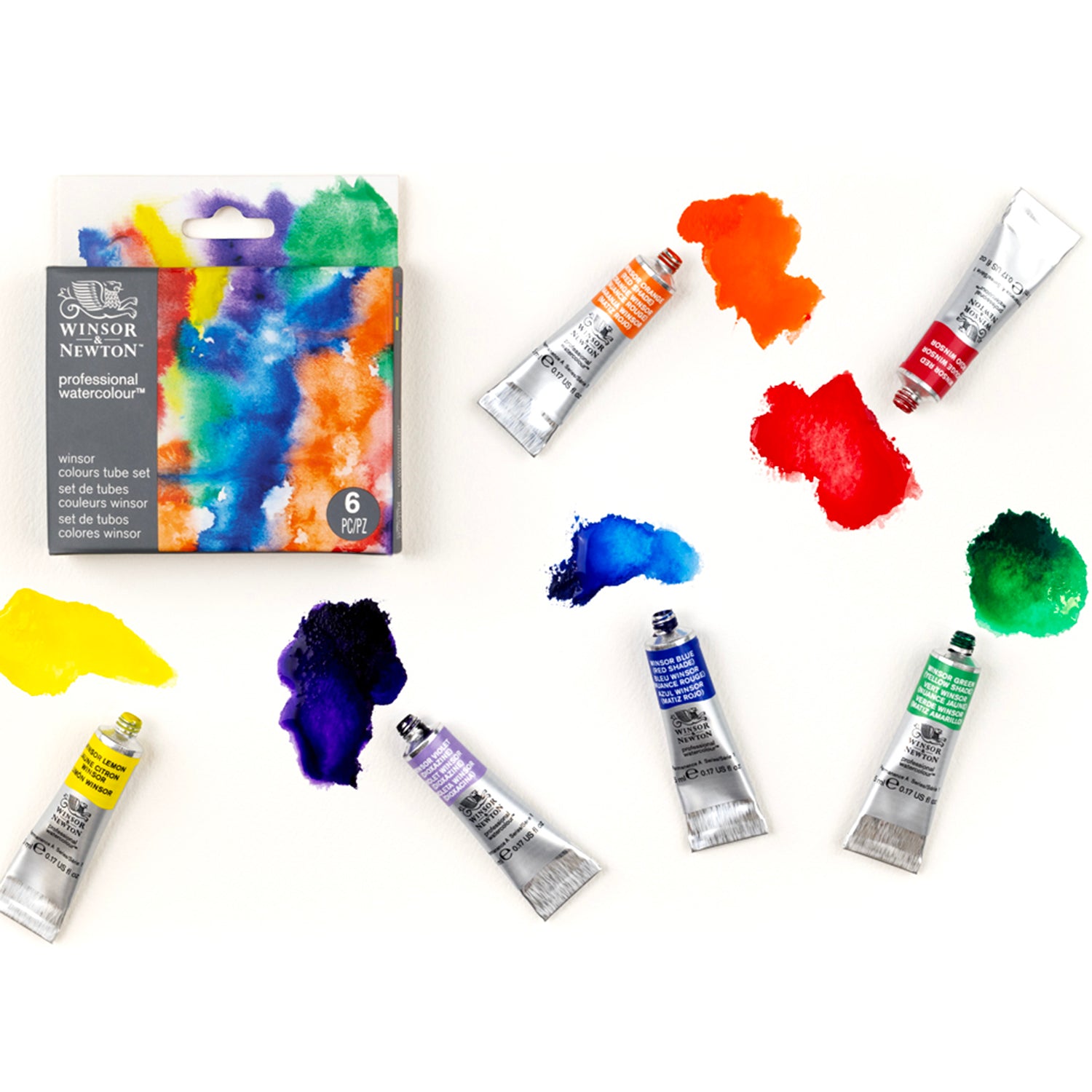 PWC - 6 x 5ml Tube set - Winsor Colours