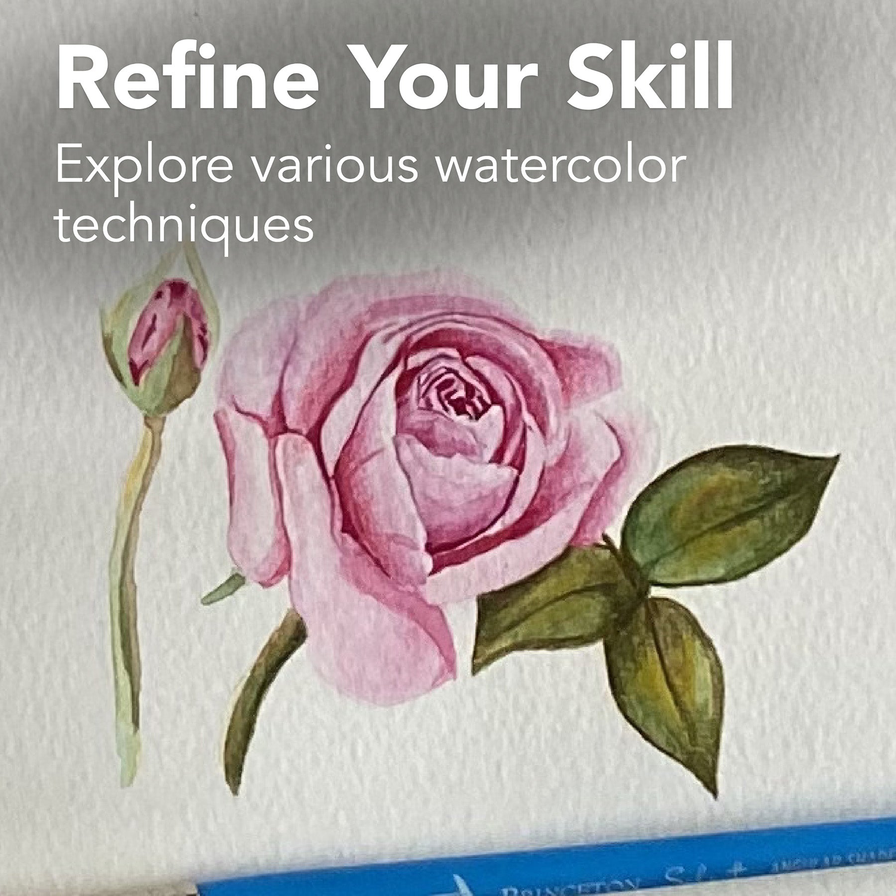 XL Series Watercolor Sheet Bulk Pack, Midweight White Paper, 50 Sheet, 18.25x24.25 inch, 1 Count