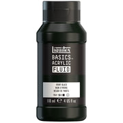 LQ BASICS Acrylic Fluid 118ml Bottle -  Ivory Black