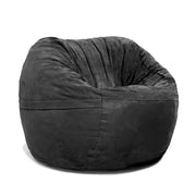 Jaxx Saxx 3 Foot Bean Bag Chair with Removable Cover, Black