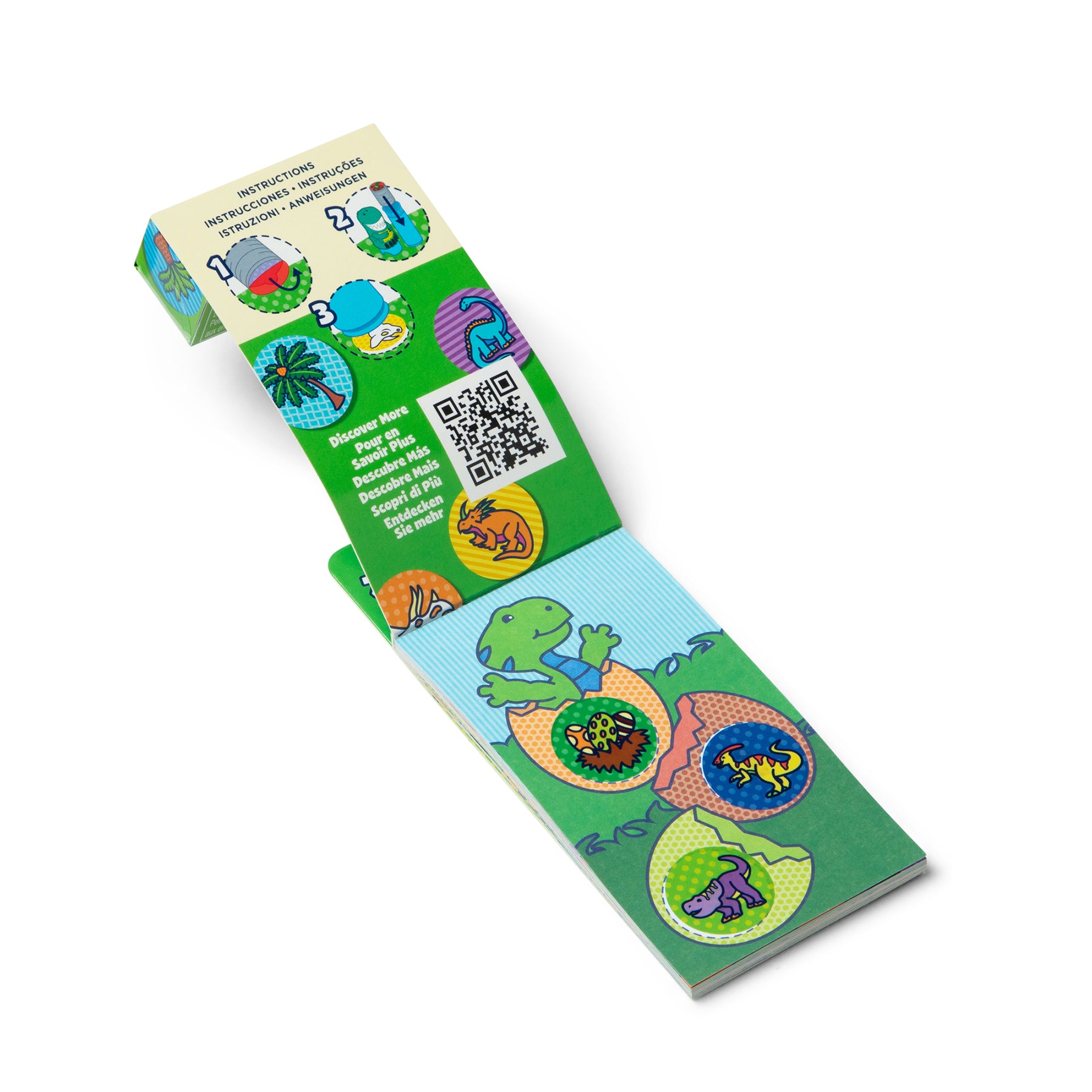 Sticker WOW! Mini Activity Pad with Refill Stickers - Dinosaur