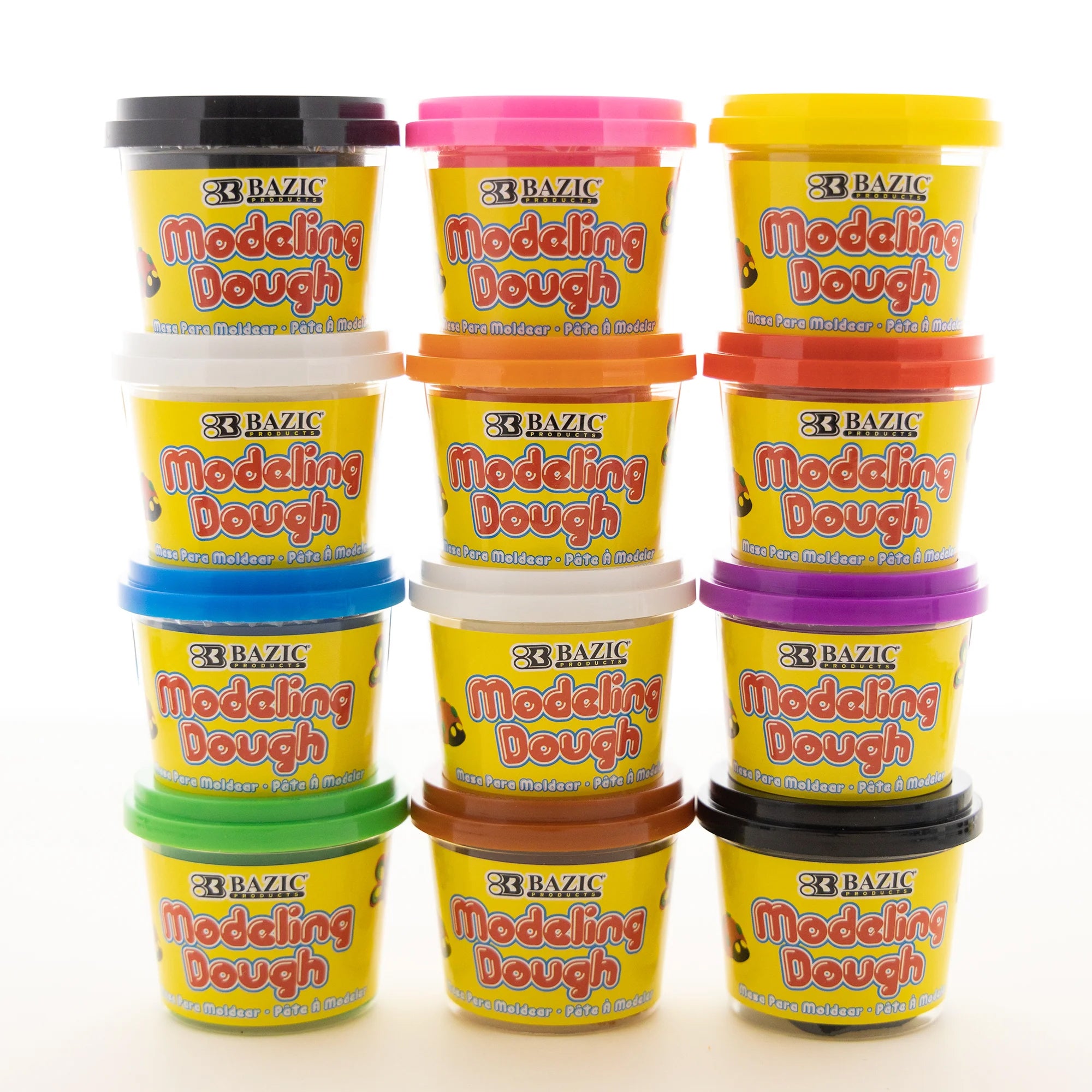 Primary Color Modeling Dough, 4 oz, Pack of 4