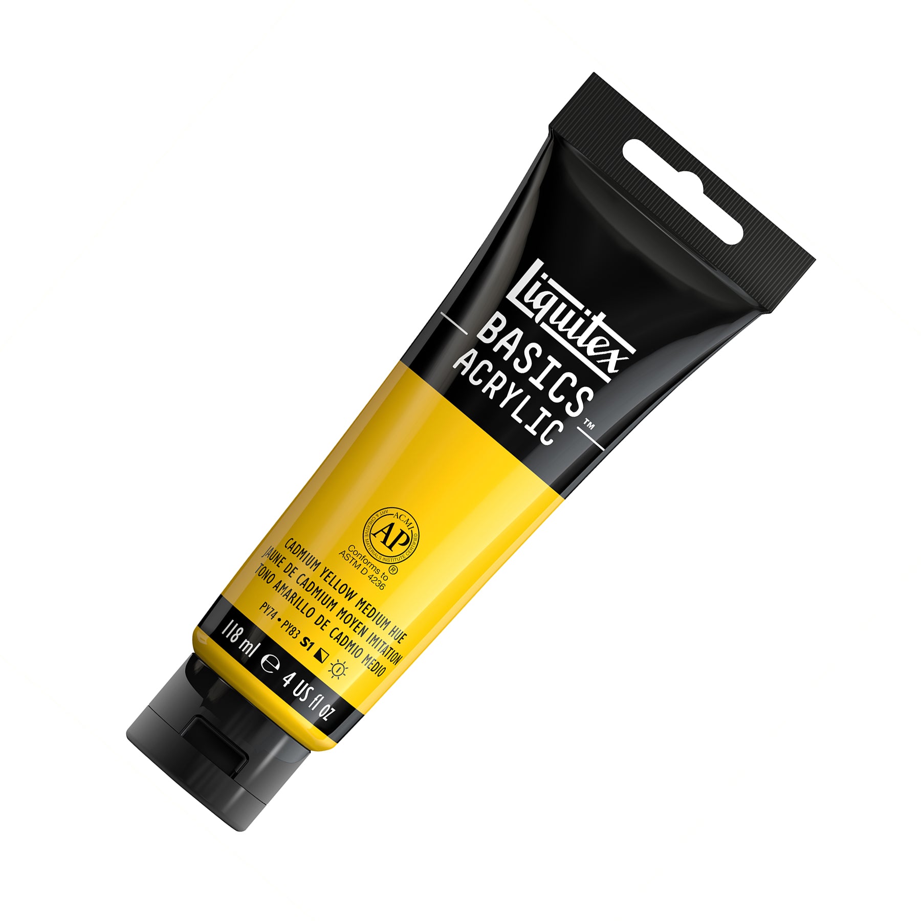 LQ BASICS 118ml tube - Cadmium Yellow Medium Hue