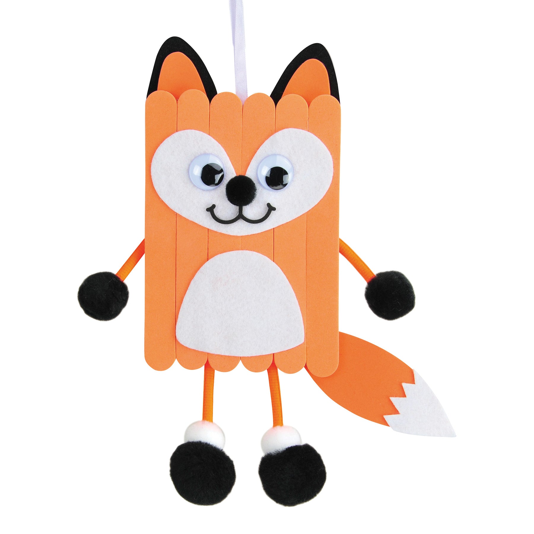 Foam Stick Animal Kit, Fox, 6.75" x 11" x 1", 1 Kit