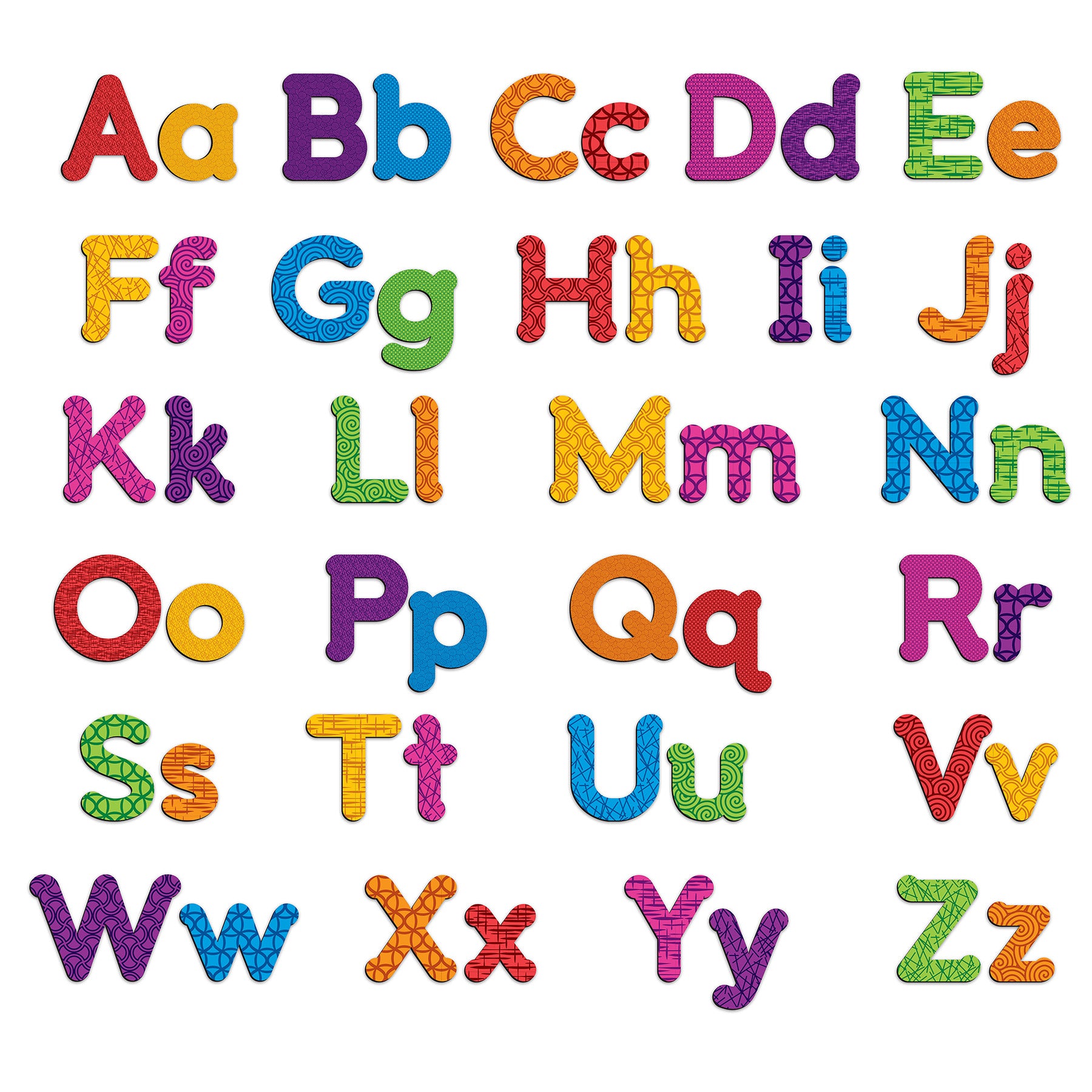 Magnetic Uppercase & Lowercase Letters, 82-Piece Set
