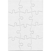Blank Puzzle - 12pcs, 5.5"x8", 24 puzzles *(12MB24W)