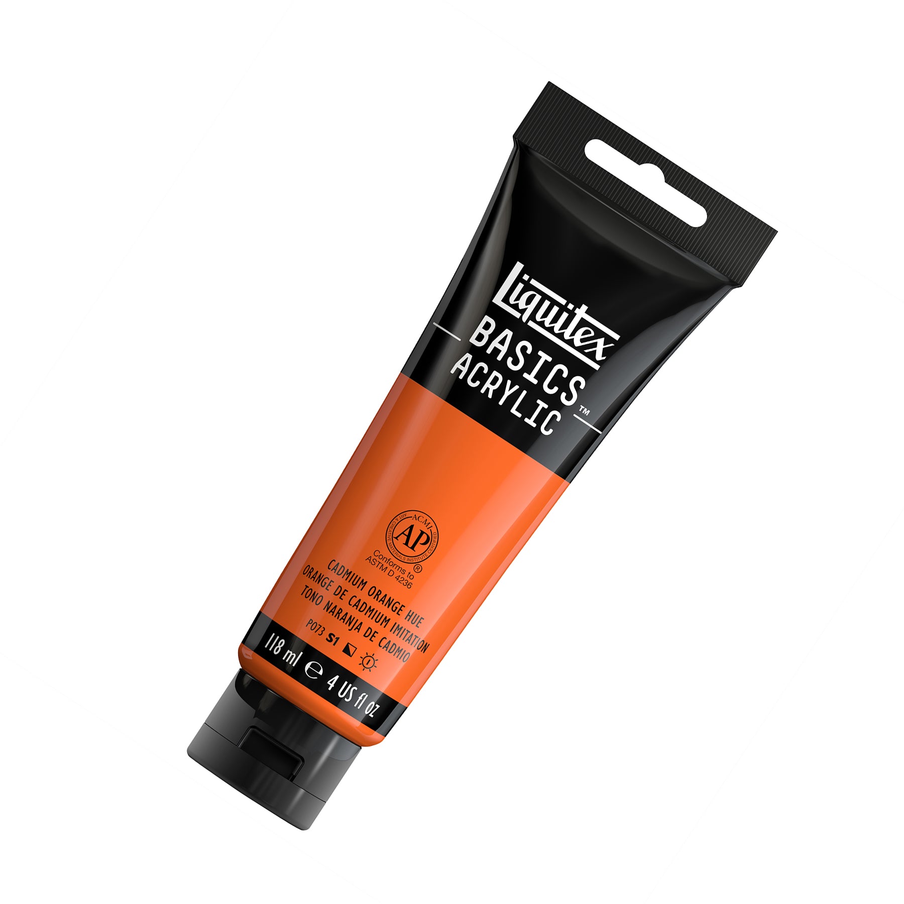LQ BASICS 118ml tube - Cadmium Orange Hue