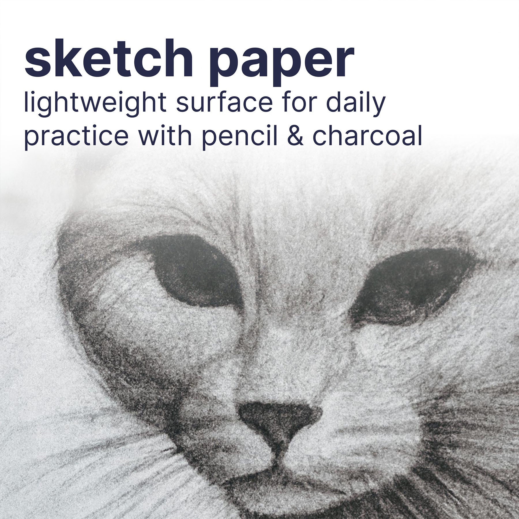200 Series Sketch Paper Pad, Wire Binding, 100 Sheet, 8.5x11 inch, 1 Count