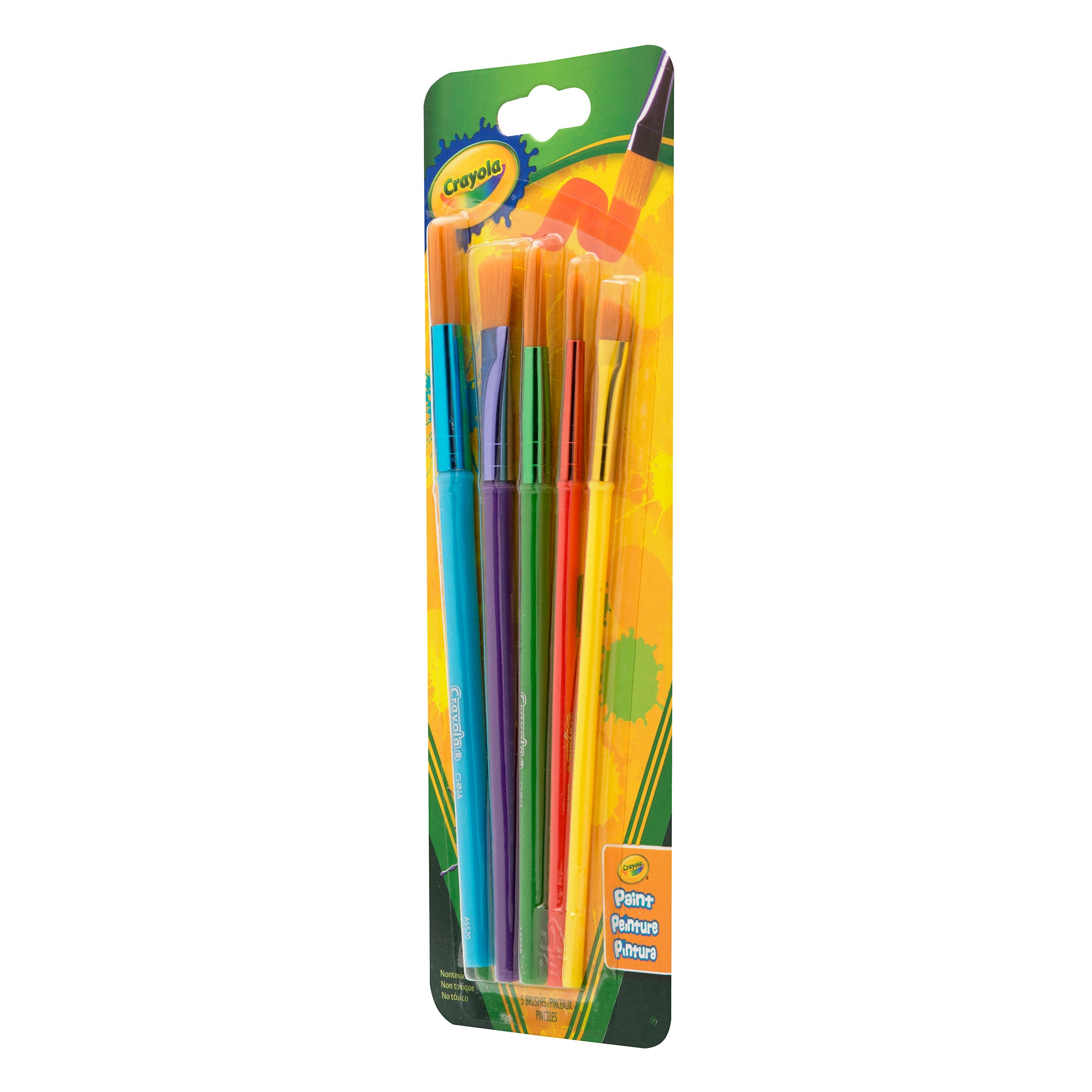 Arts & Crafts Brushes, 5 Count