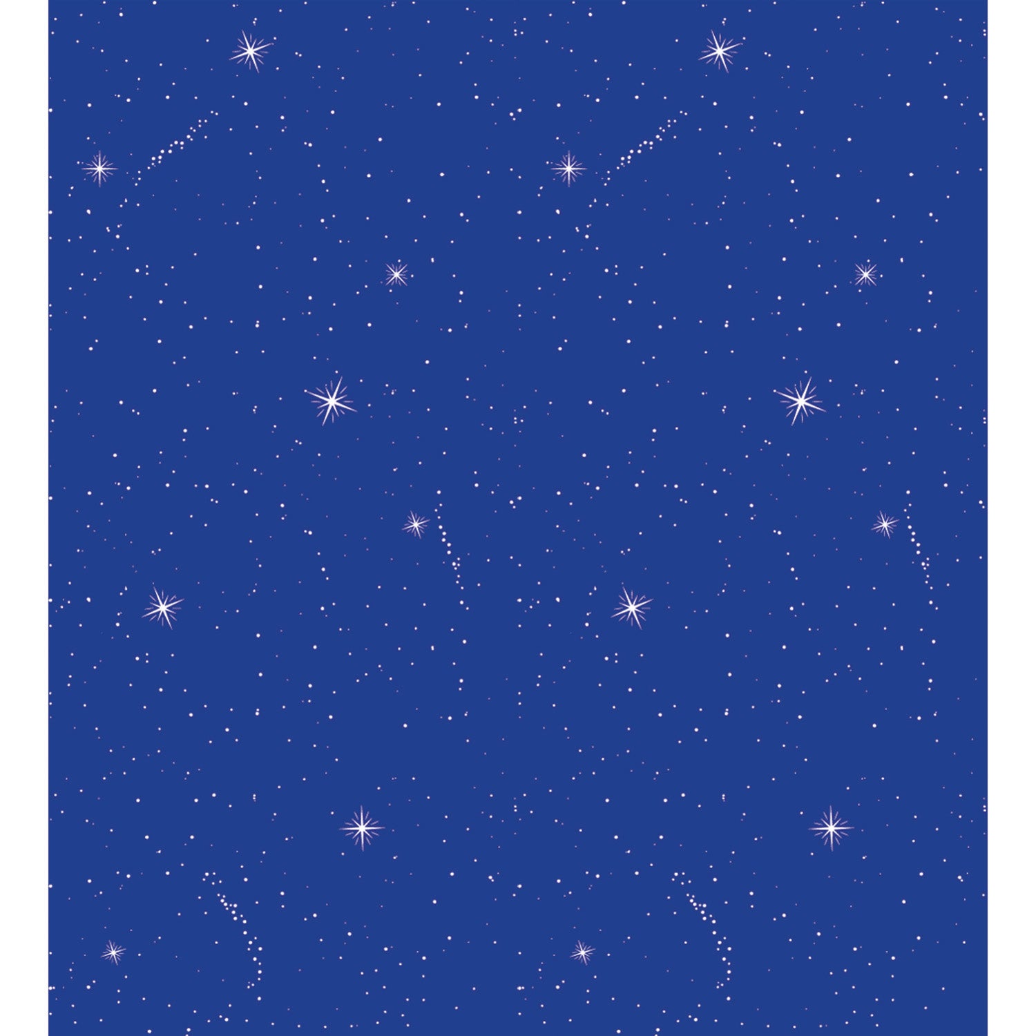 Bulletin Board Art Paper, Night Sky, 48" x 50', 1 Roll