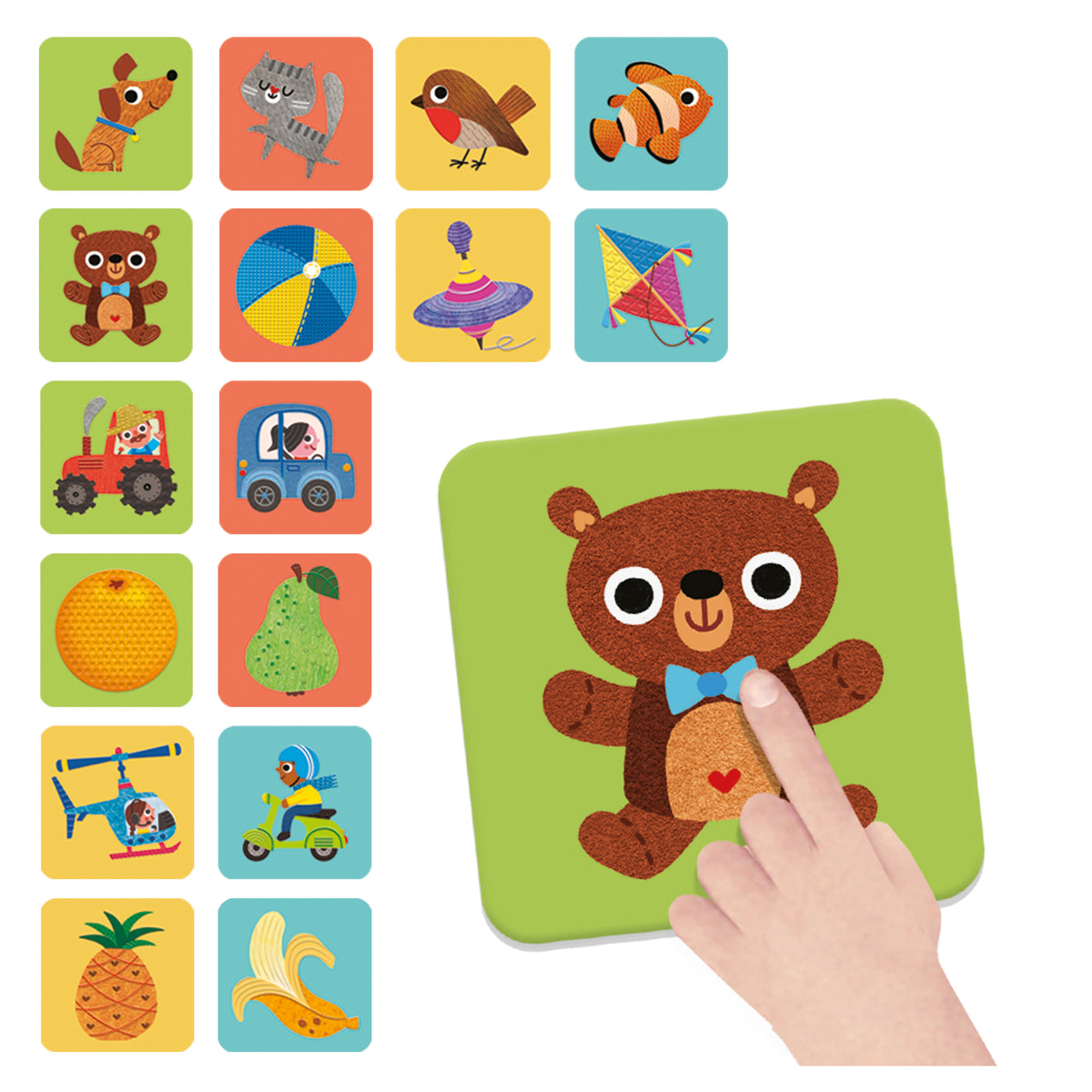 TOUCH & PLAY SENSORY MEMO FOR KIDS
