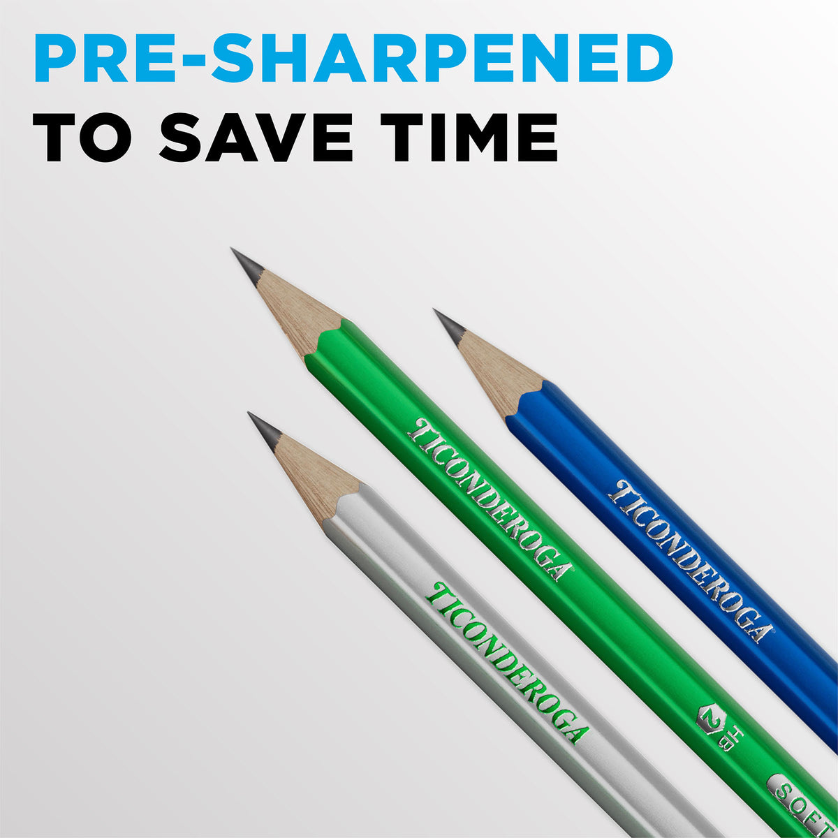 (2 PK) METALLIC NO.2 PENCIL 10CT