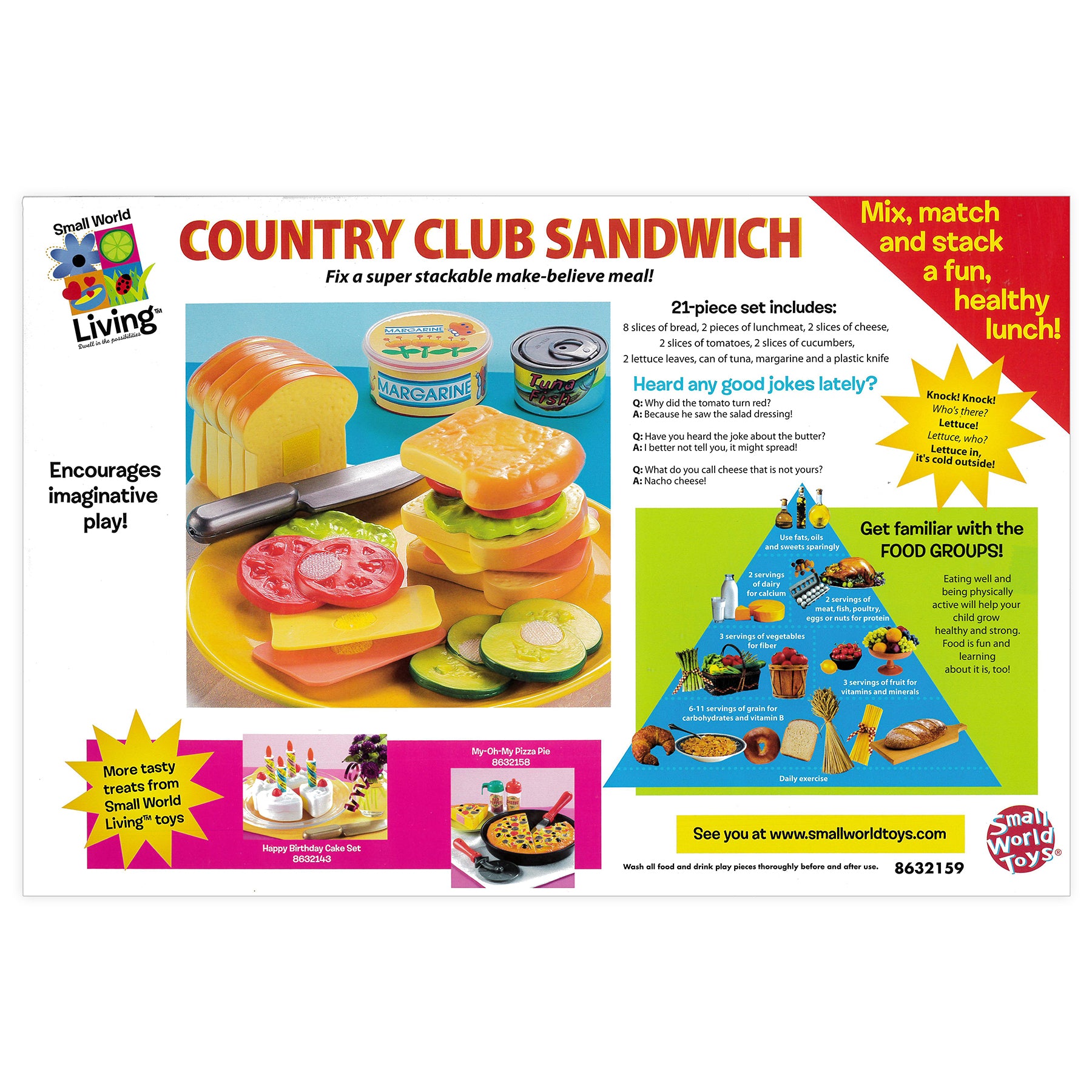 Country Club Sandwich 20-Piece Playset