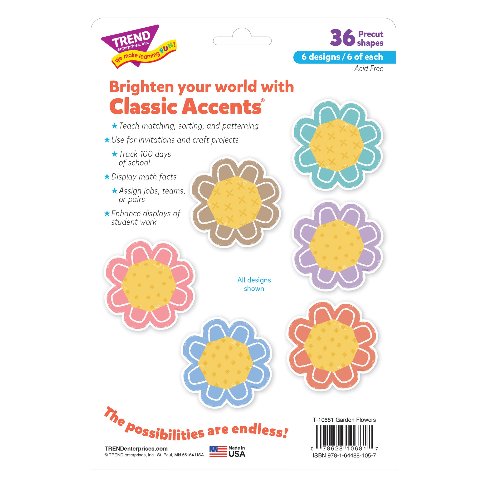 Garden Flowers Classic Accents® Variety Pack, 36 Count