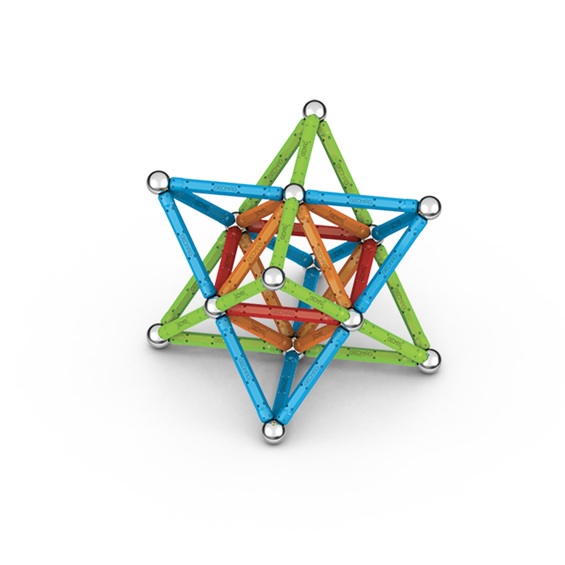 Geomag™ Supercolor Recycled Magnetic Building Set, 93 Pieces