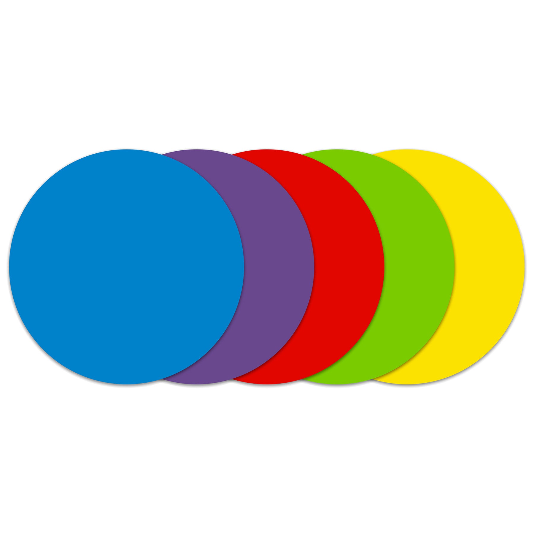Dry Erase Dot Decals, Assorted, 11", Pack of 5