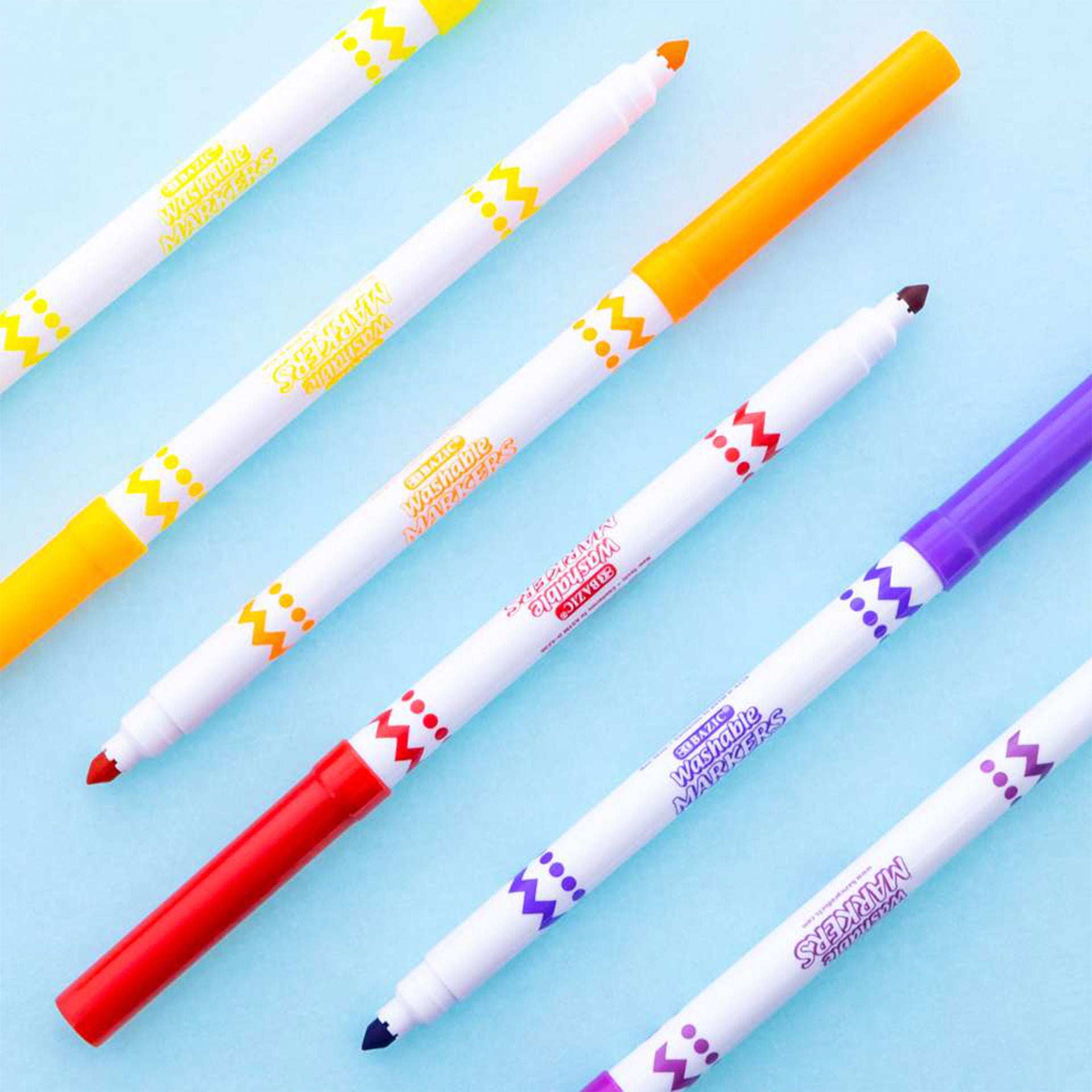 Super Tip Washable Markers, Fine Line, 20 Colors